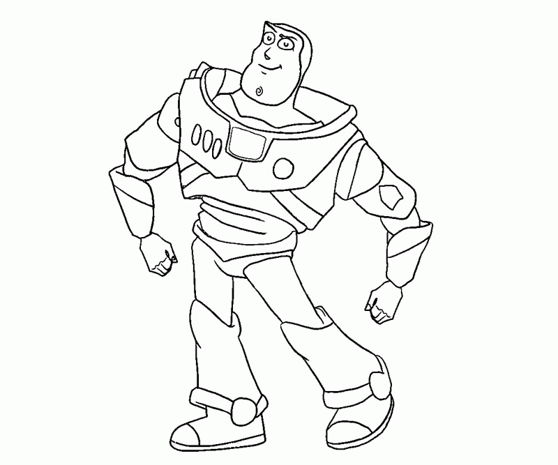 Plansa de colorat cu Toy Story 40 96